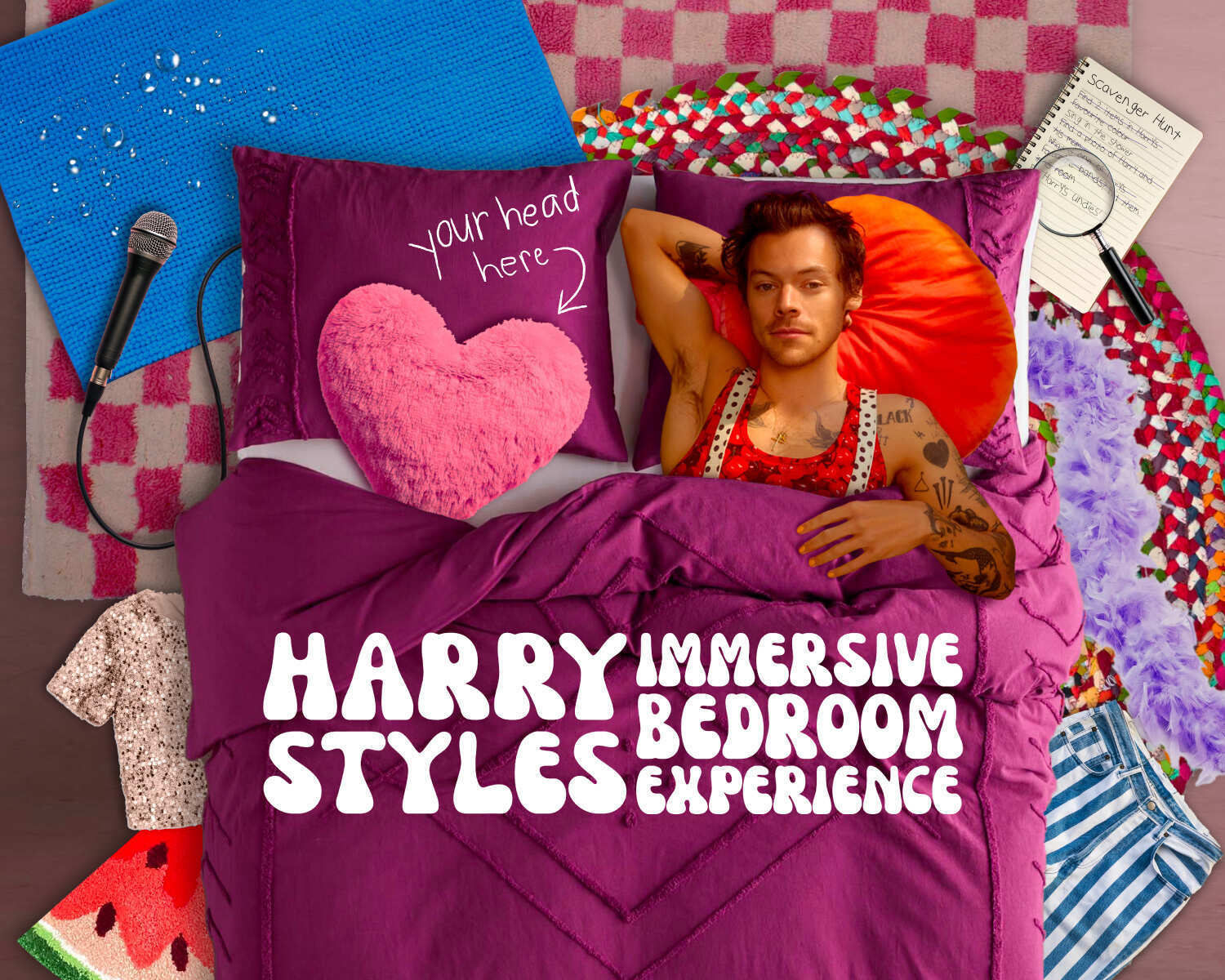 Harry Styles Immersive Bedroom Experience | Win 2 Tickets to See Harry Styles in Melbourne | Ballers Clubhouse